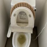 上尾市　トイレ詰まり　便器脱着