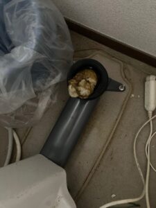 上尾市　トイレ詰まり　フランジ詰まり